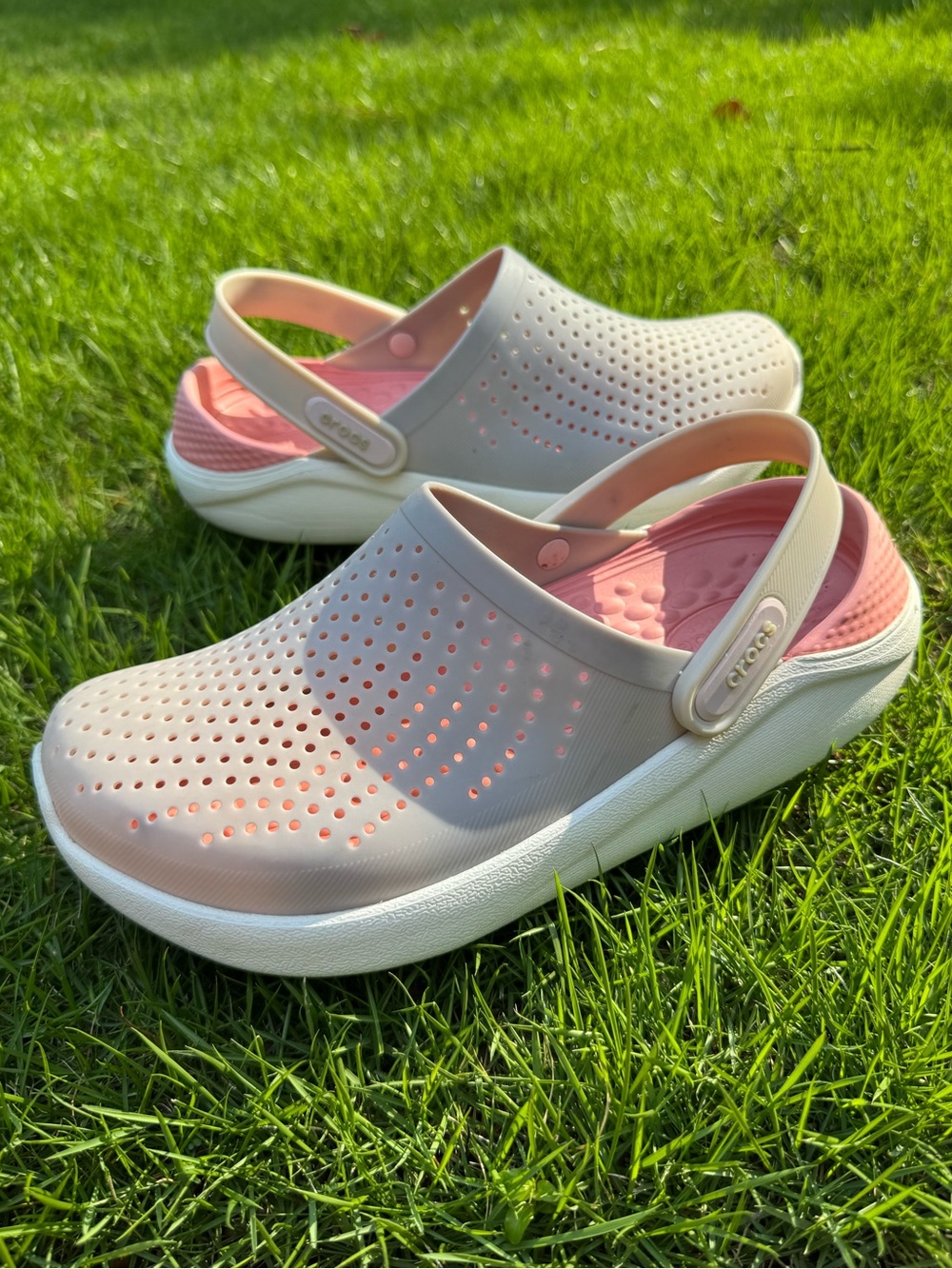 7 LiteRide Crocs Women’s Clog in Blush Pink